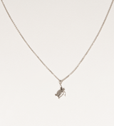 Turtle Necklace / Recycled Silver