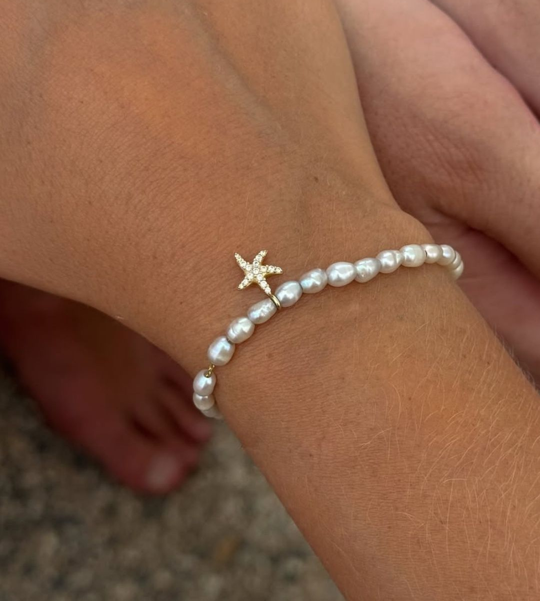 Starfish Pearl Bracelet
