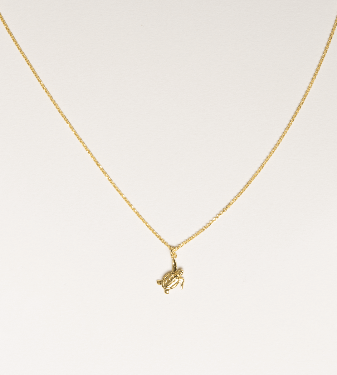 Turtle Necklace / Gold Plated